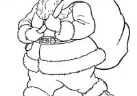 200x140 Santa Claus Coloring Pics With Pencil Drawings Pages Drawing Hd - Santa Claus Pencil Drawing