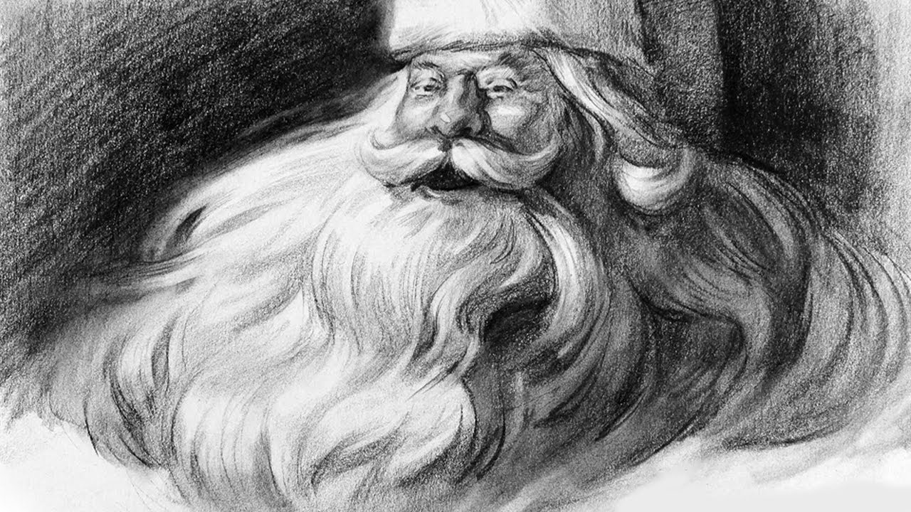 Santa Claus Pencil Drawing at Explore collection