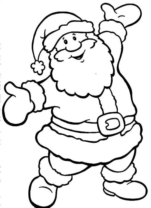 518x713 Reindeer Drawing Santa Claus For Free Download - Santa Claus Pictures Drawing
