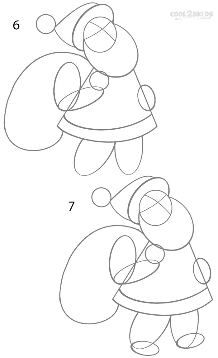 700x1149 How To Draw Santa Clause - Santa Drawing