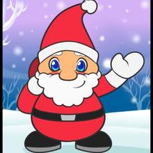 220x220 How To Draw Santa - Santa Drawing