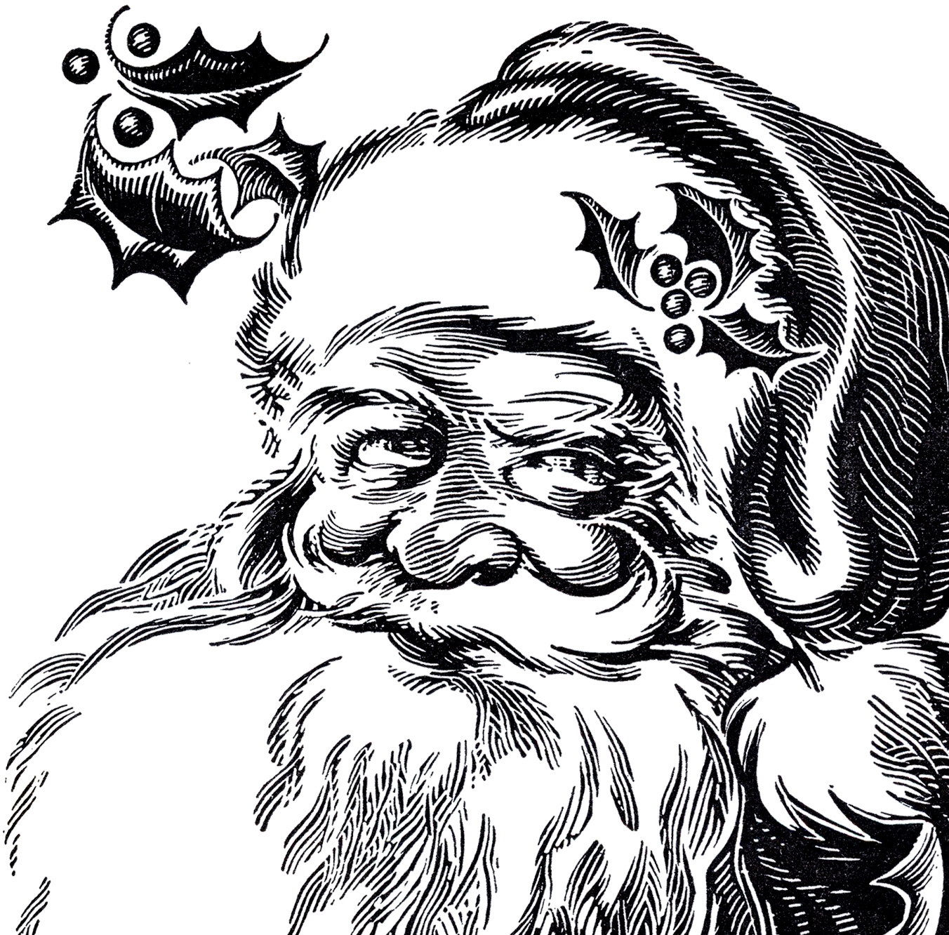 1352x1332 Christmas Picture Tags Merrychristmassantaclauscoloring Learn How - Santa Drawing