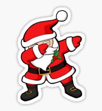 210x230 dabbing santa drawing stickers redbubble - Santa Drawing