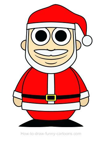 330x457 how to draw a santa drawing santa draw track game - Santa Drawing Game