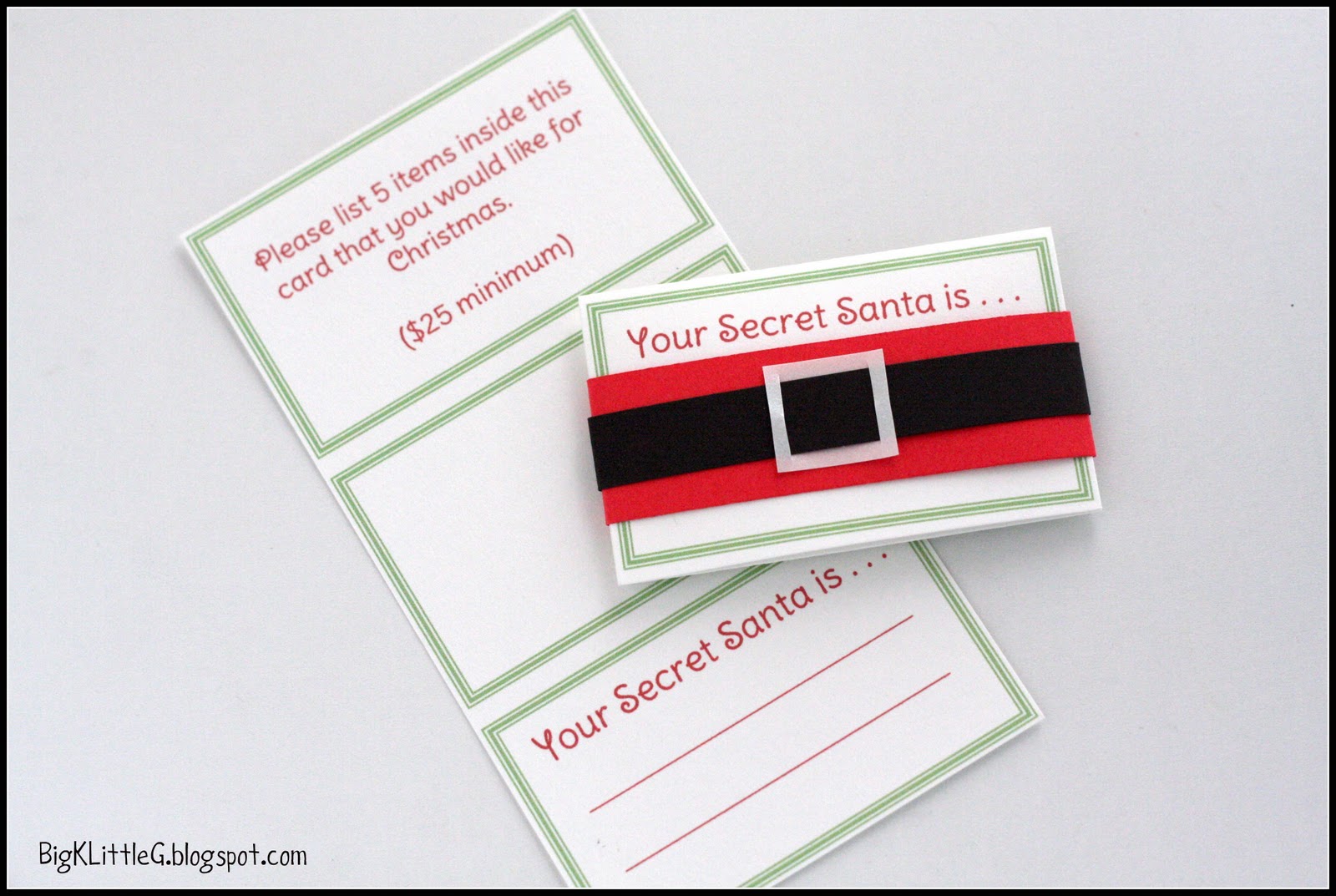 1600x1073 Big K Little G Free Printable Secret Santa Drawing Gift Tags - Santa Drawing Template