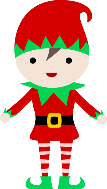 Santa Elf Drawing at PaintingValley.com | Explore collection of Santa ...