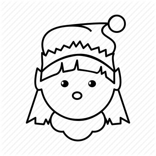 512x512 Drawing Elves Santa Transparent Png Clipart Free Download - Santa Elf Drawing