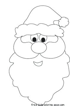 236x358 how to draw a santa face easy to draw face drawn face pencil - Santa Face Drawing