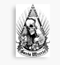 210x230 Santa Muerte Drawing Metal Prints Redbubble - Santa Muerte Drawing
