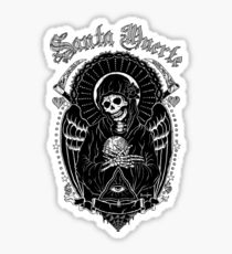 210x230 Santa Muerte Drawing Stickers Redbubble - Santa Muerte Drawing