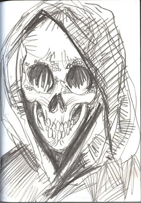 278x400 Valente The Drawing Board Santa Muerte - Santa Muerte Drawing