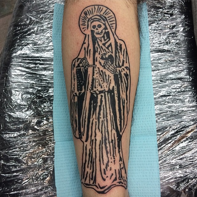 640x640 february archives - Santa Muerte Tattoo Drawing