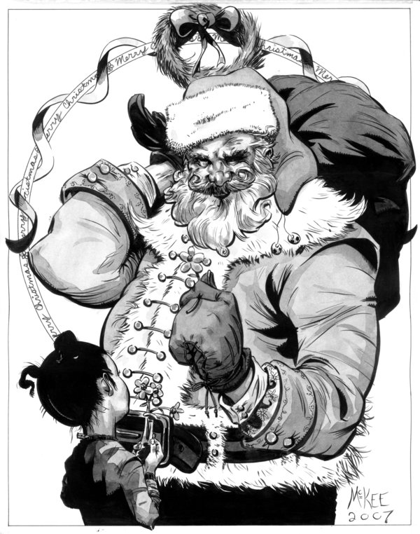 600x762 Huge Collection Of 'santa Pencil Drawing' Download More Than - Santa Pencil Drawing