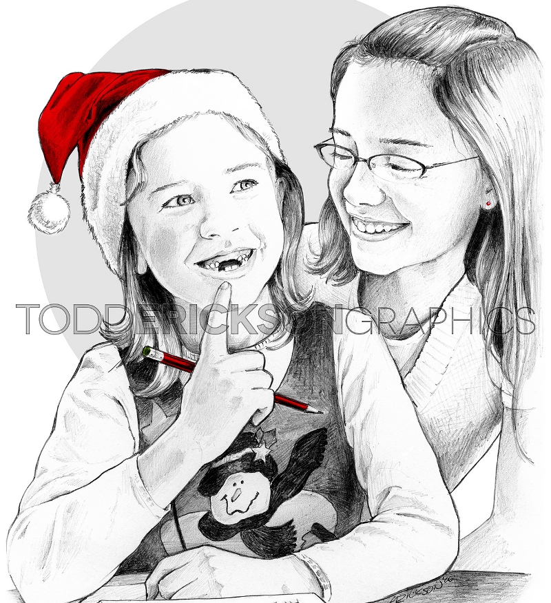 800x876 Christmas Pencil Drawings Free Premium Templates - Santa Pencil Drawing