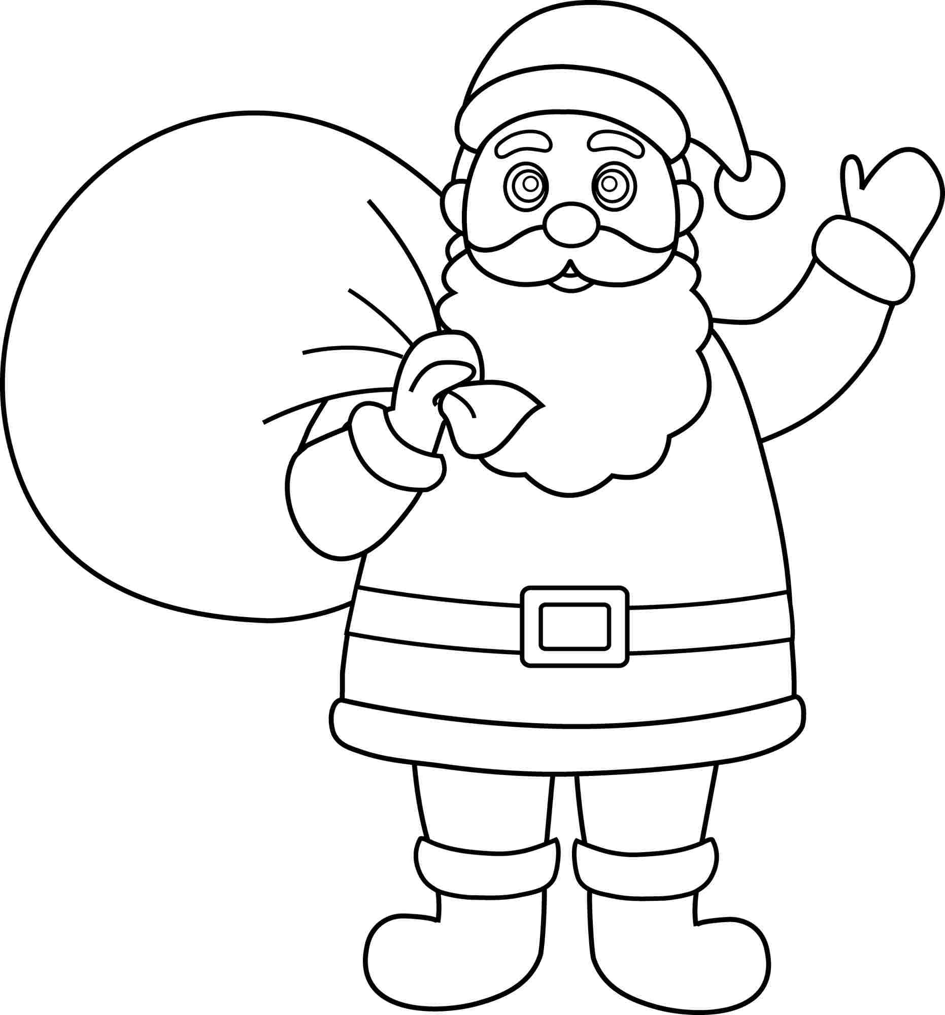 1862x2000 santa drawing new santa claus pencil drawing simple drawing santa - Santa Pencil Drawing
