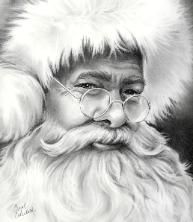 193x222 Santa Pencil Drawing - Santa Pencil Drawing