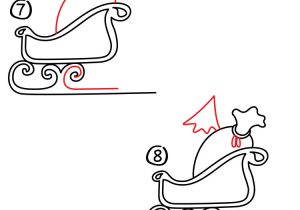300x210 santa sleigh drawing how to draw santa and his sleigh - Santa Sleigh Drawing