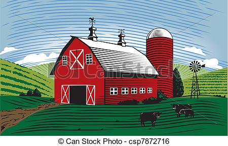 450x288 Huge Collection Of 'farm Scene Drawing' Download More Than - Sapulpa Jingle Bell Drawing