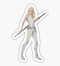 210x230 sara lance drawing stickers redbubble - Sara Drawing