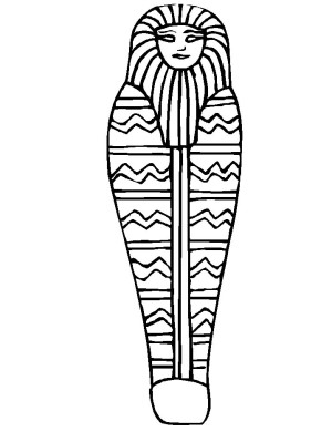 300x399 a drawing of ancient egypt - Sarcophagus Drawing