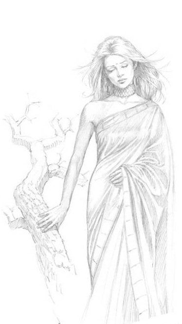 374x666 Woman In Saree, Pencil Sketch Drawings Pencil Art Drawings - Saree Drawing