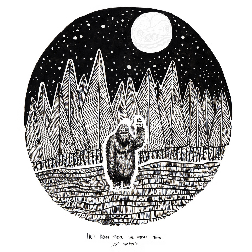 1024x1024 The World's Most Recently Posted Photos Of Drawing And Sasquatch - Sasquatch Drawing