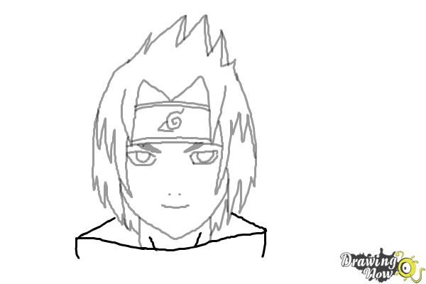 600x400 How To Draw Sasuke Uchiha - Sasuke Drawing