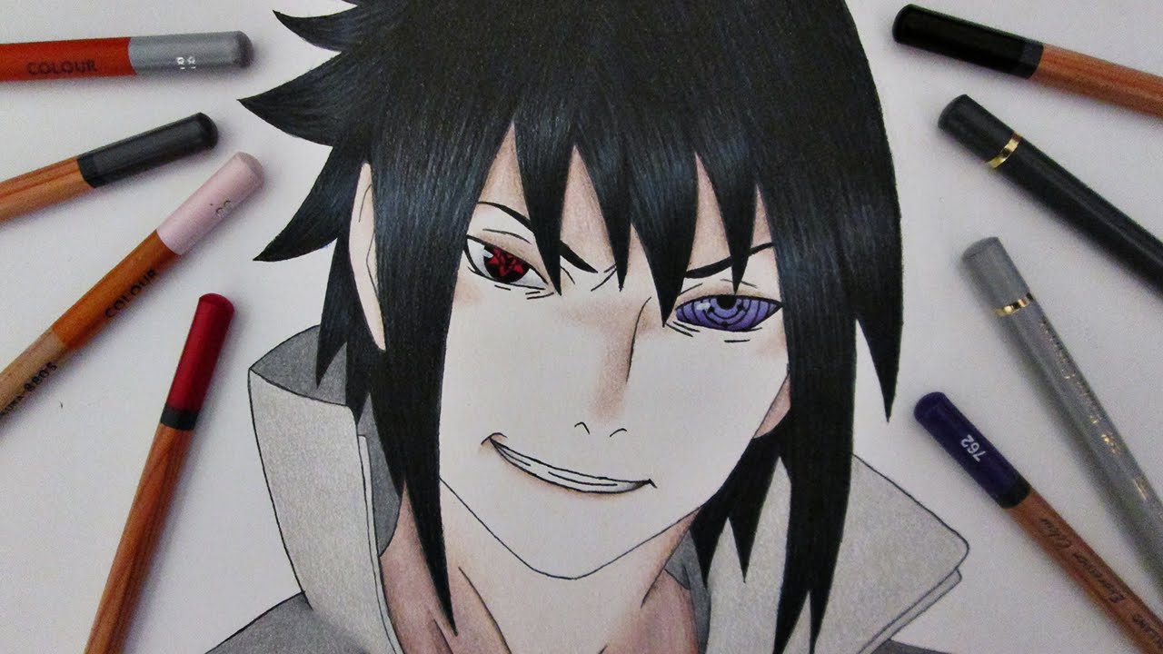 1280x720 Speed Drawing Sasuke Uchiha Naruto Shippuuden - Sasuke Drawing