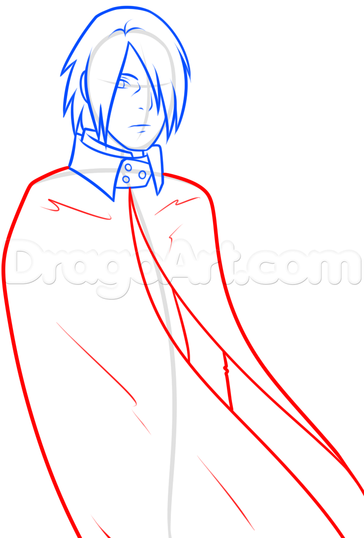 733x1084 Old Sasuke Drawing, Step - Sasuke Face Drawing