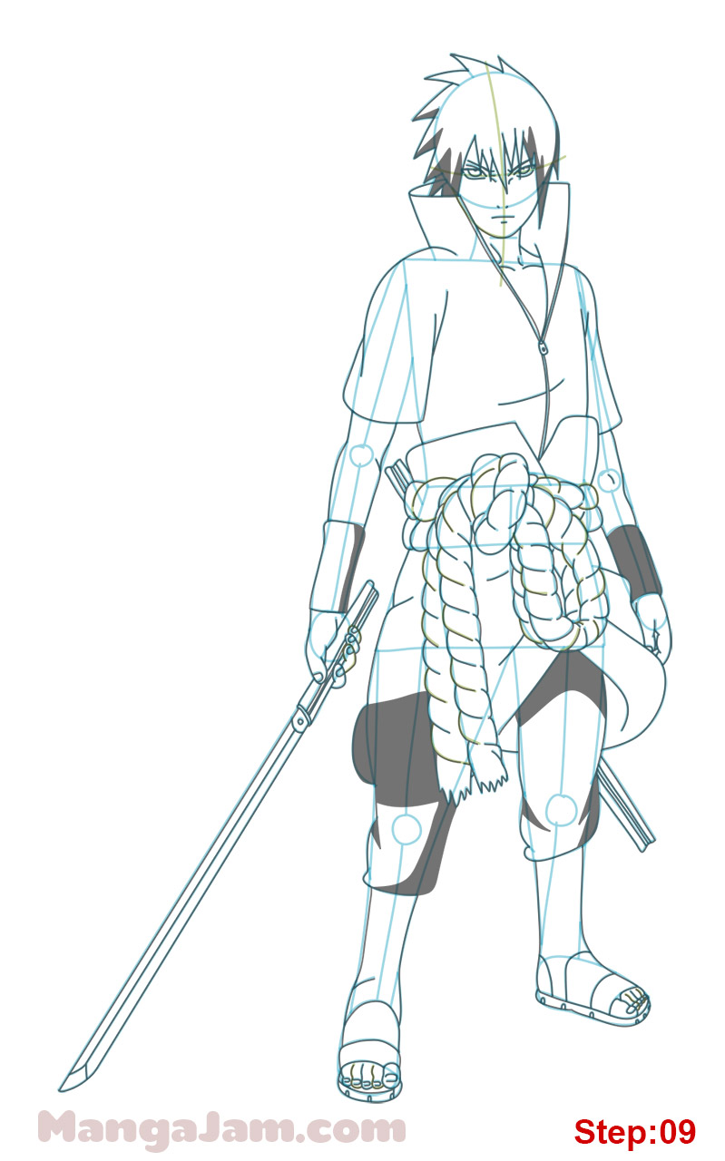 799x1280 How To Draw Sasuke Uchiha From Naruto - Sasuke Uchiha Drawing