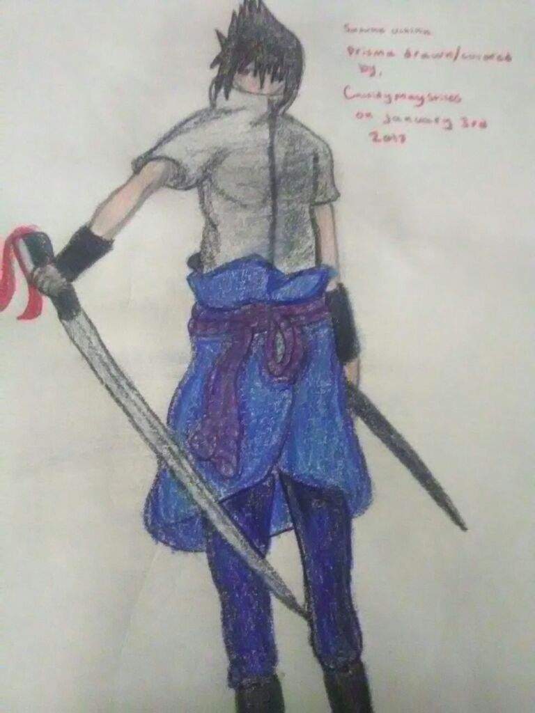 768x1024 I Tried To Draw Sasuke Uchiha Anime Amino - Sasuke Uchiha Drawing