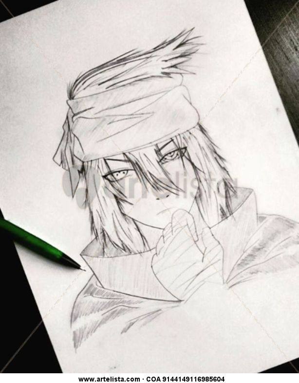 614x788 Dibujo A Lapiz - Sasuke Uchiha Drawing