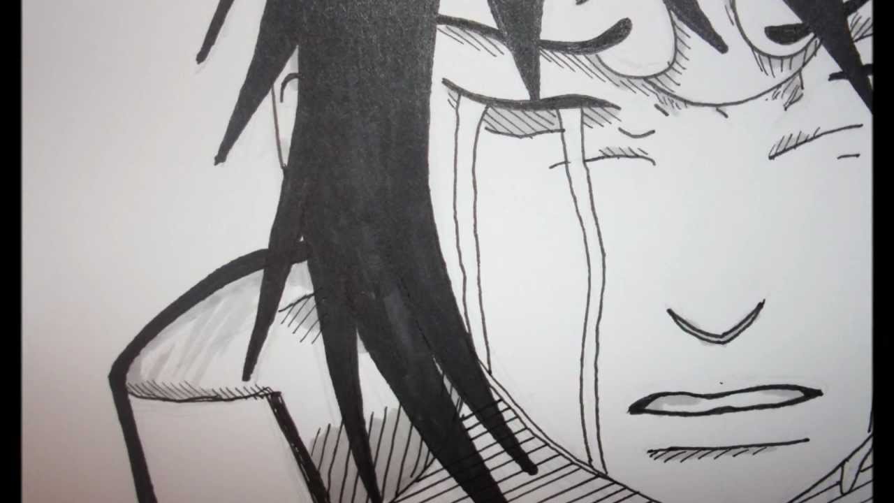 1280x720 Drawing - Sasuke Uchiha Drawing
