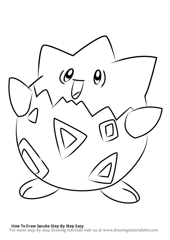 596x842 How To Draw Sasuke Step - Sasuke Uchiha Drawing Easy