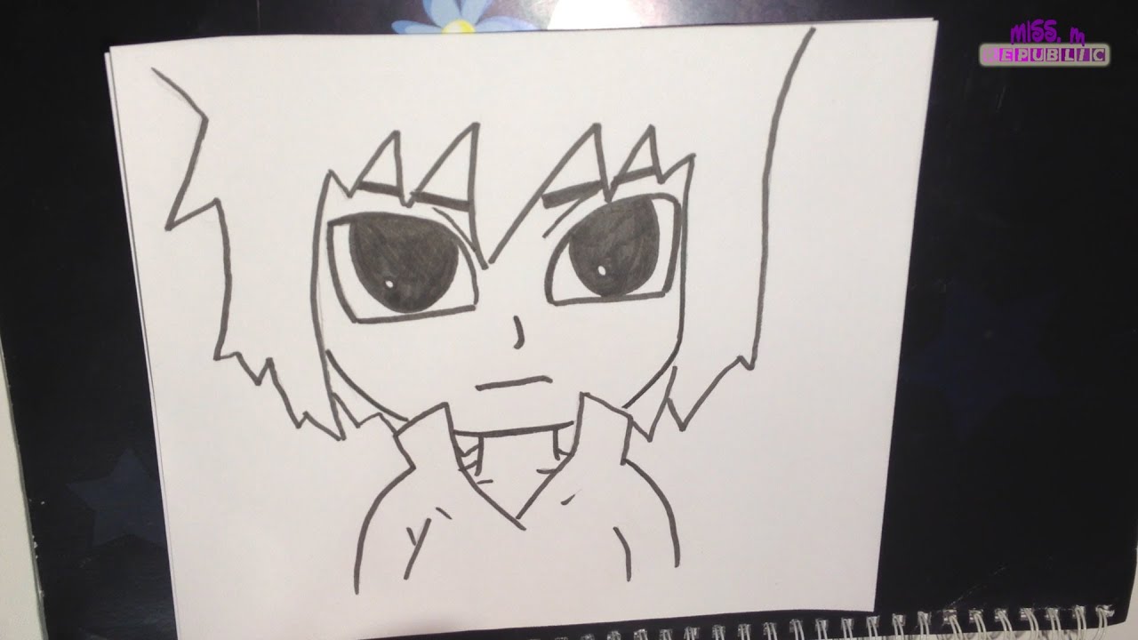 1280x720 How To Draw Uchiha Sasuke Chibi - Sasuke Uchiha Drawing Easy