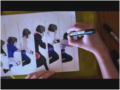 480x360 sasuke drawing tutorial elegant speed drawing sasuke uchiha - Sasuke Uchiha Drawing Easy