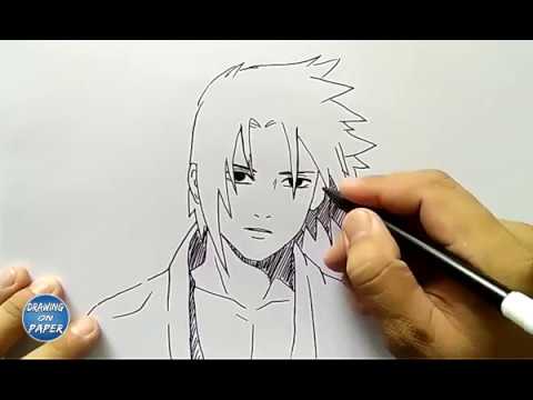 480x360 Very Easy!! How To Draw Sasuke Uchiha - Sasuke Uchiha Drawing Easy