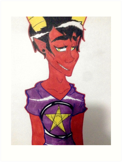 413x549 satan drawing art prints - Satan Drawing