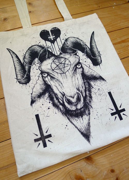 500x699 satanic goat drawing get inked! satanic art, satanic tattoos - Satan Drawing