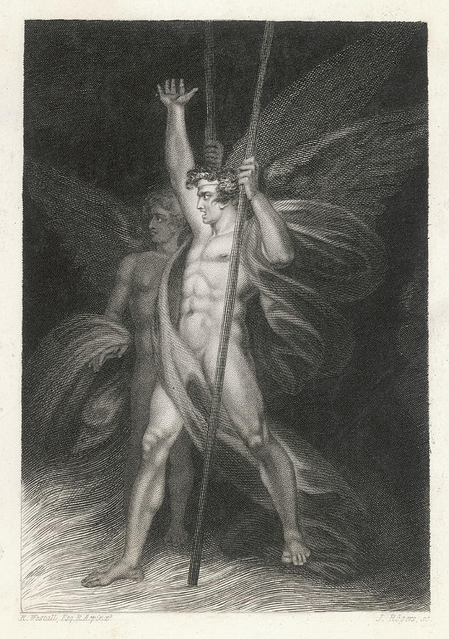 633x900 two eminent devils - Satan Drawing