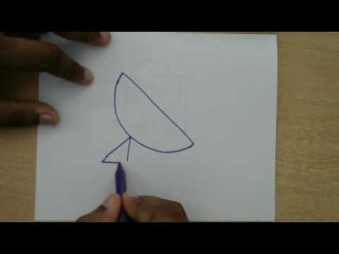 480x360 how to draw a satellite dish - Satellite Dish Drawing