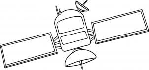 302x142 how to draw a satellite how to draw in drawings, online - Satellite Drawing