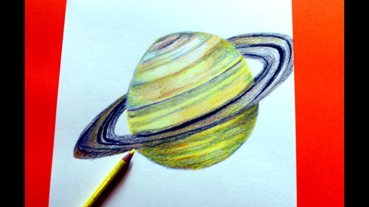 Saturn Drawing At PaintingValley.com | Explore Collection Of Saturn Drawing