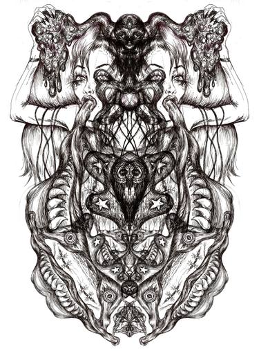 375x507 Saturn Vomit Party Drawing - Saturn Drawing