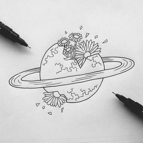 474x474 Saturn Drawing Drawing Ideas Drawings, Minimalist Drawing, Art - Saturn Drawing