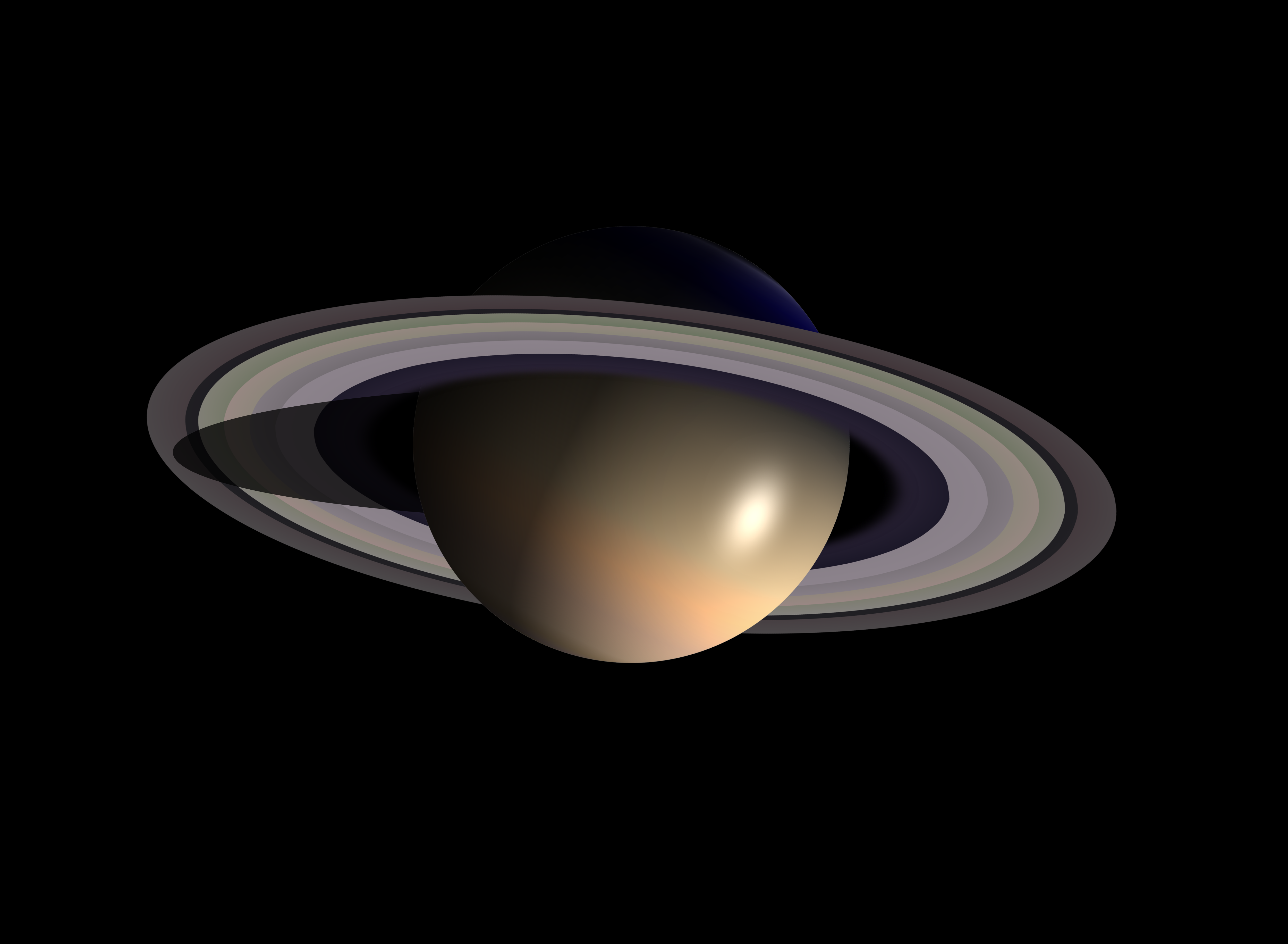 5000x3663 Free Picture Saturn Planet, Solar System, Drawing, Universe - Saturn Planet Drawing