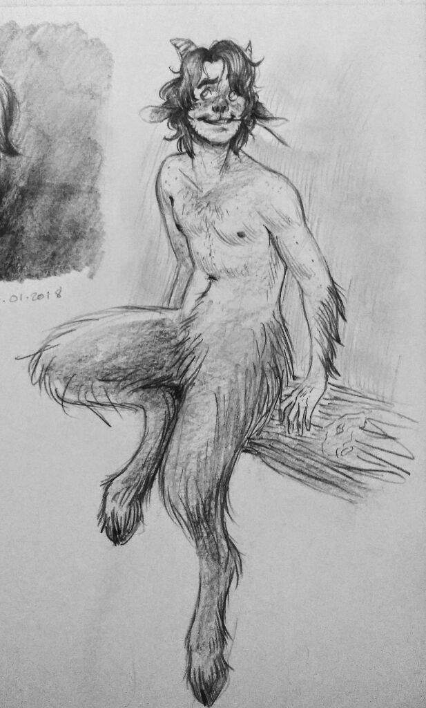 617x1024 The Satyr Art Amino - Satyr Drawing