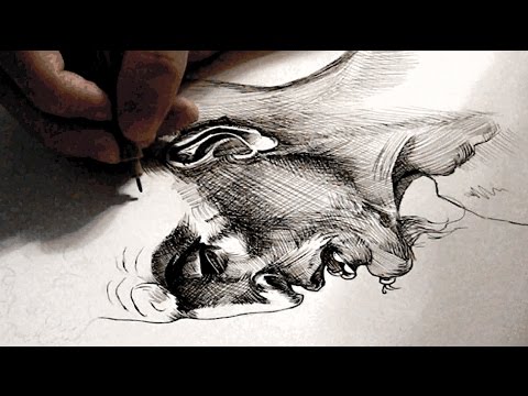 480x360 Drawing Michelangelo's Head Of A Satyr - Satyr Drawing