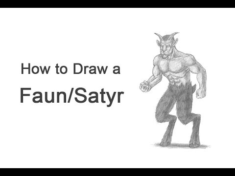 480x360 How To Draw A Faun Satyr - Satyr Drawing