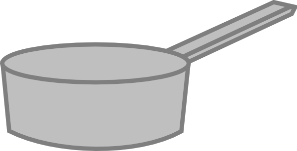 600x306 saucepan clip art - Saucepan Drawing